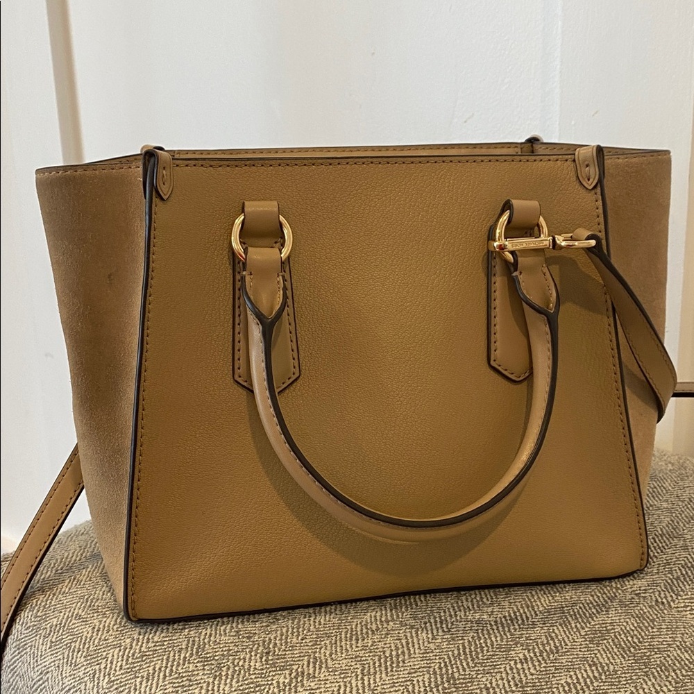 MICHAEL KORS small leather satchel with crossbody strap - Picture 11 of 12